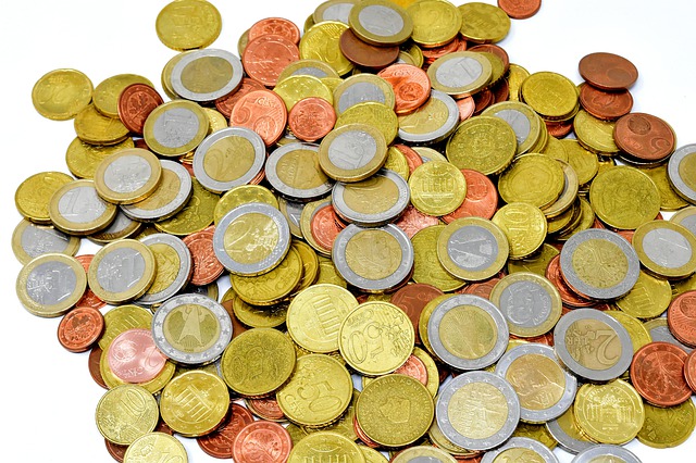 peníze z kovu